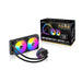 Antec Skeleton 240 ARGB 240mm liquid CPU cooler with dual ARGB fans.