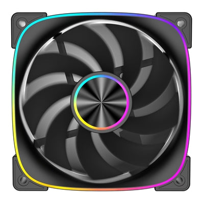 Vida Infinity02 120mm ARGB PWM Case Fan – White, Infinity Mirror