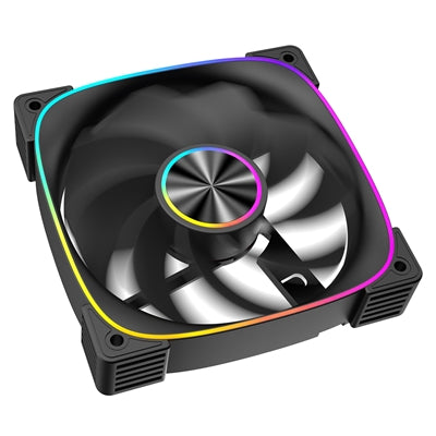 Vida Infinity02 120mm ARGB PWM Case Fan – White, Infinity Mirror