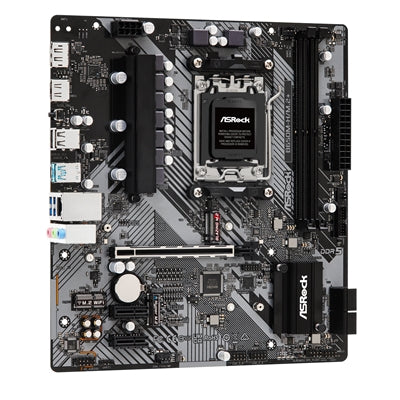 ASRock B650M‑H/M.2+ Micro‑ATX AM5 Motherboard – DDR5, Dual M.2, HDMI/DP