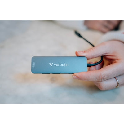 Verbatim USB‑C Essentials Multiport Hub – HDMI, USB‑C PD 100W, USB‑A 3.2