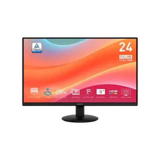 Computer monitor with brand logo on a white background