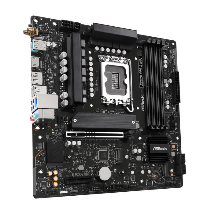 ASRock B860M Pro‑A WIFI Micro‑ATX Motherboard – LGA 1851, DDR5, PCIe 5.0