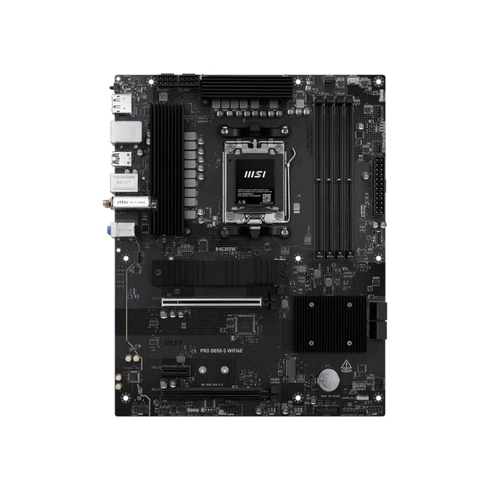 MSI PRO B850‑S WIFI6E ATX AM5 Motherboard – DDR5, Dual M.2, 2.5GbE