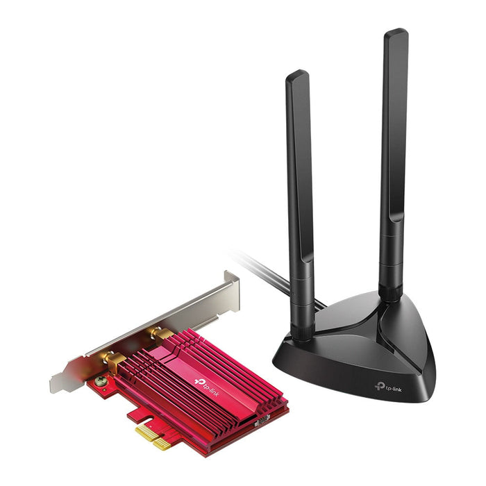 TP-Link (Archer TX3000E) AX3000 (574+2402) Wireless Dual Band PCI Express Wi-Fi 6 Adapter, Bluetooth 5.0, WPA3, Magnetized Base
