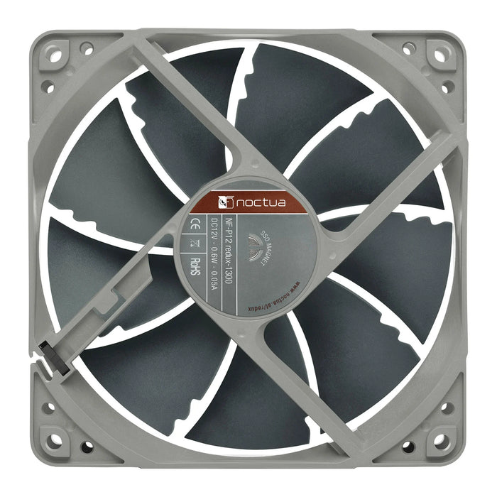 Noctua NF‑P12 REDUX 1300RPM 120mm Quiet Case Fan – Grey