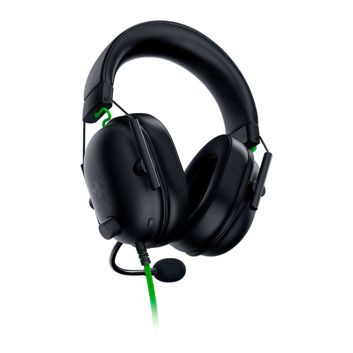 Razer BlackShark V2 X Black Wired Gaming Headset, 50mm TriForce Drivers, Over-Ear