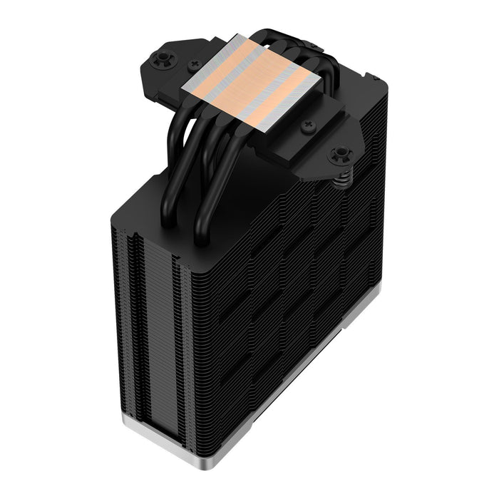 DeepCool AK400 ZERO DARK Air CPU Cooler with 120mm Fan for Intel & AMD, 220W TDP