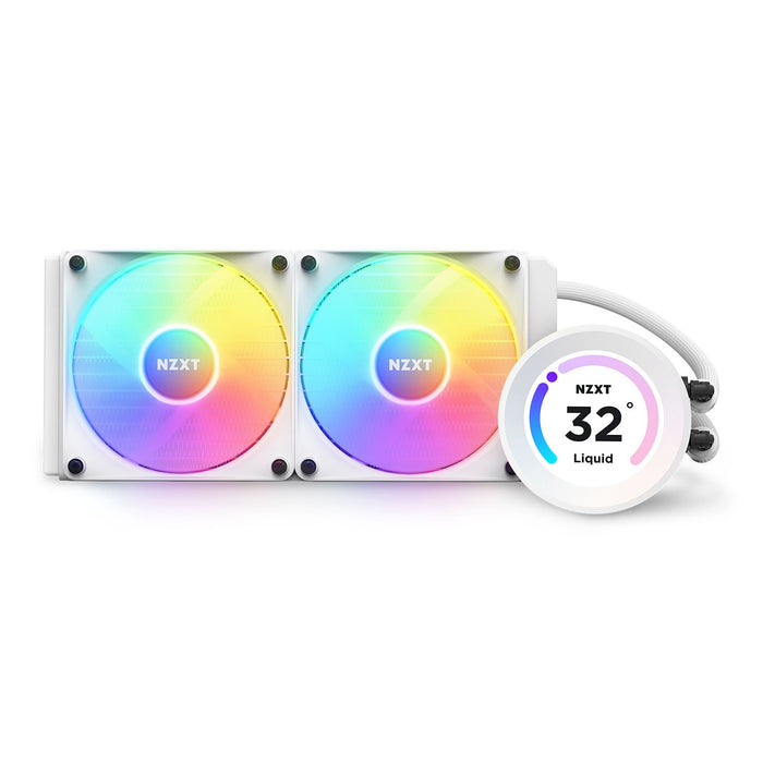 NZXT Kraken Elite 240 RGB CPU Liquid Cooling White AIO Intel/AMD CPU Hydro-Cooler