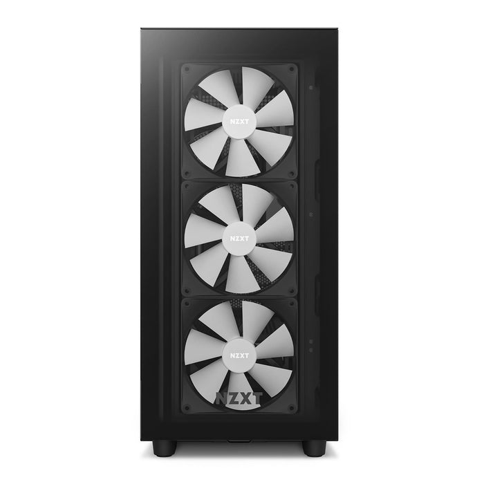 NZXT H7 Elite ATX Mid Tower Gaming PC Case, Tempererd Glass, Black (2023), CM-H71EB-02