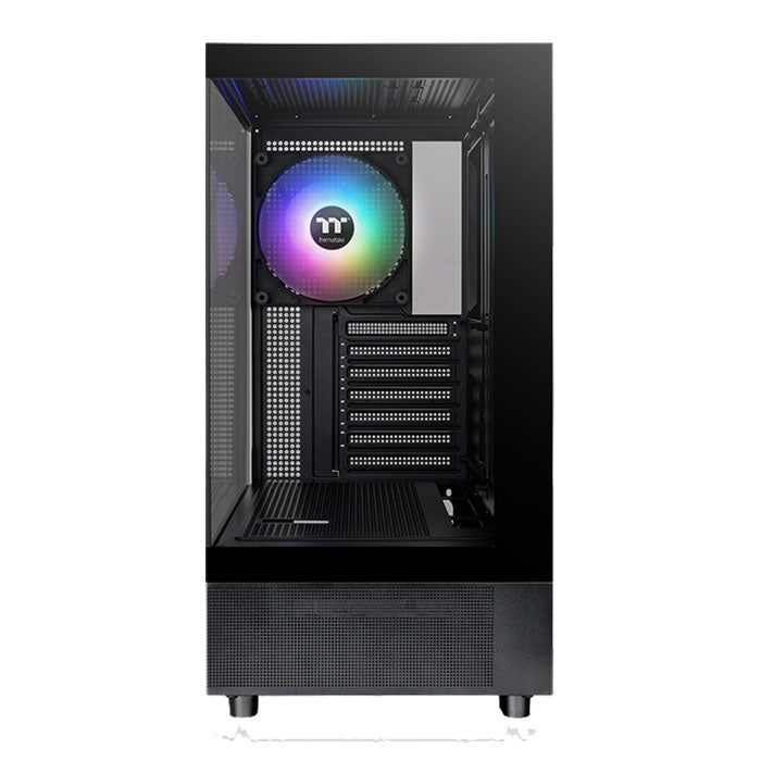 Thermaltake View 270 TG ARGB Mid Tower Gaming PC Case E-ATX, Dual Window Tempered Glass, Black
