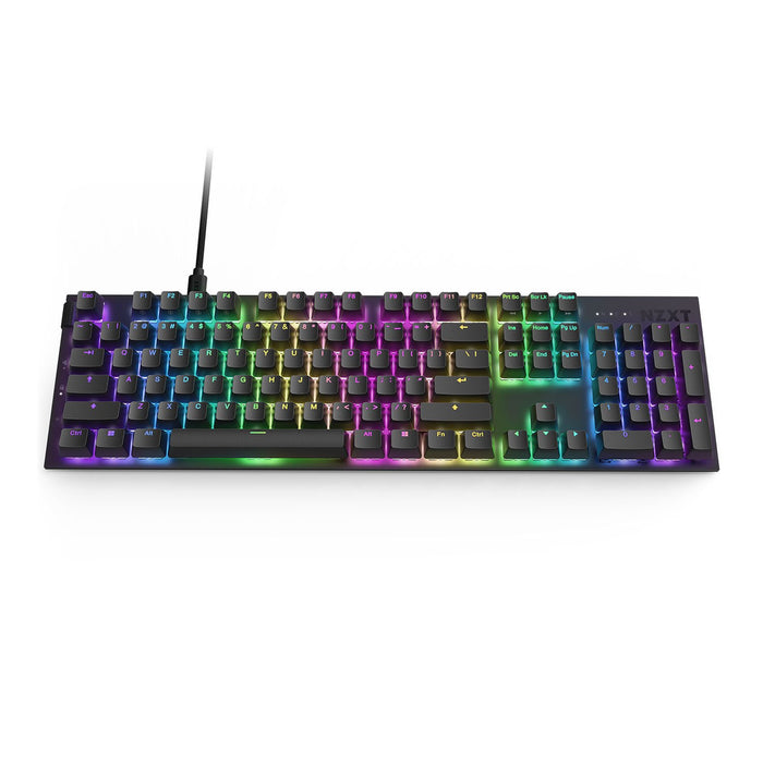 NZXT Function 2 Gaming Keyboard RGB Black NZXT SWIFT Optical Switch USB