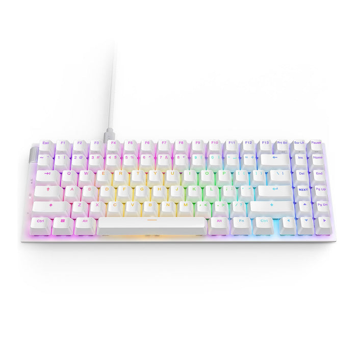 NZXT Function 2 MiniTKL Wired White Optical Switch 75% Gaming Keyboard