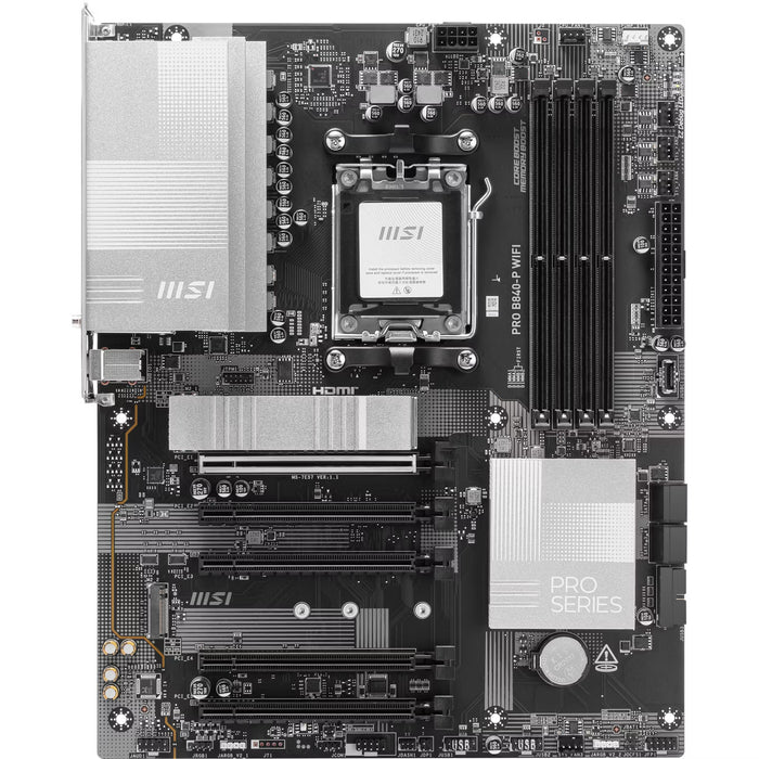 MSI PRO B840‑P WIFI ATX AM5 Motherboard | DDR5, Wi‑Fi 7