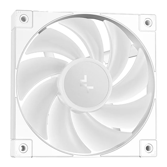 DeepCool Mystique 240mm AIO Liquid CPU Cooler for AMD & Intel, 2x 120mm Fans, White