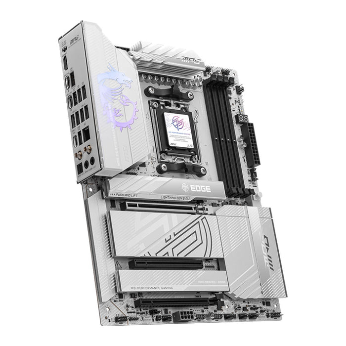 MSI MPG X870E Edge Ti WiFi ATX Gaming Motherboard, AMD AM5, PCIe5, DDR5