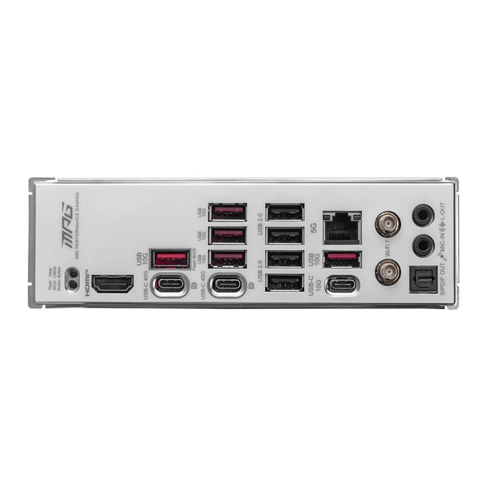 MSI MPG X870E Edge Ti WiFi ATX Gaming Motherboard, AMD AM5, PCIe5, DDR5