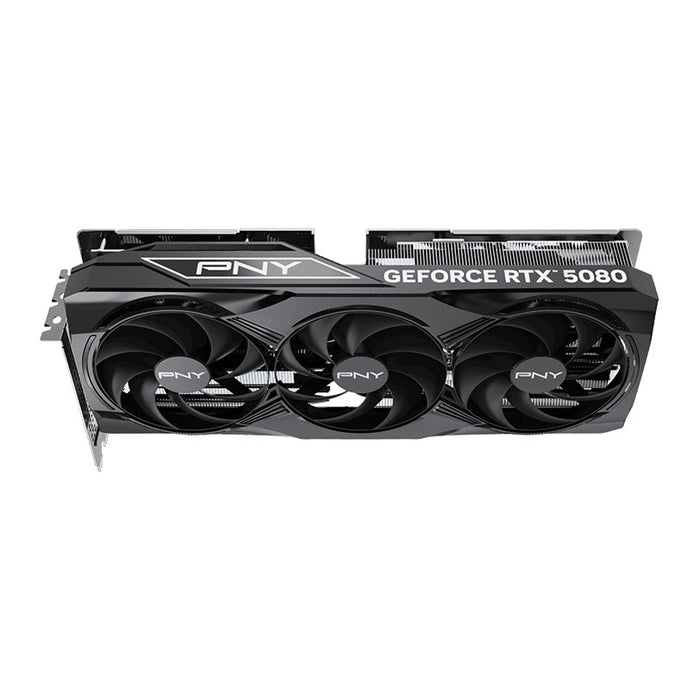PNY NVIDIA GeForce RTX 5080 Gaming Graphics Card 16GB Overclocked Triple Fan Blackwell, 2620 MHz, GPU