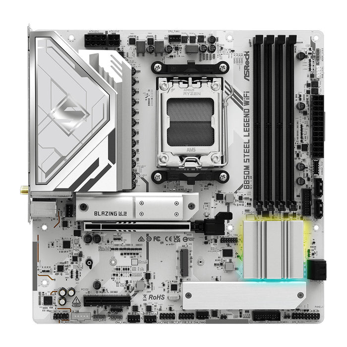 ASRock B850M Steel Legend DDR5 PCIe 5.0 Micro ATX Gaming Motherboard AMD AM5