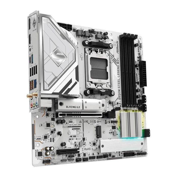 ASRock B850M Steel Legend DDR5 PCIe 5.0 Micro ATX Gaming Motherboard AMD AM5