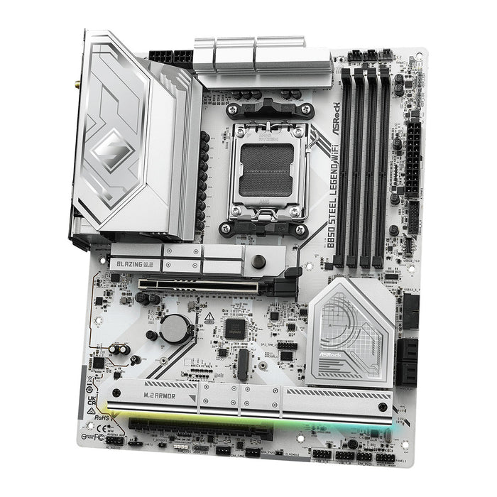 Asrock B850 Steel Legend WiFi Gaming Motherboard, AMD AM5, ATX, DDR5, WiFi 7, RGB