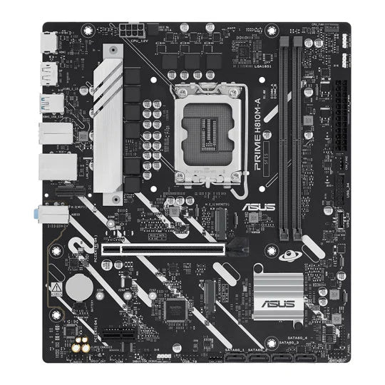 ASUS PRIME H810M‑A‑CSM Micro‑ATX Motherboard – LGA 1851, DDR5