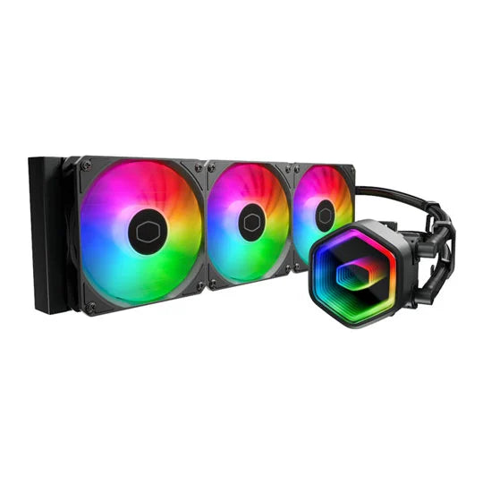 Cooler Master MasterLiquid 360 Core II – 360mm Liquid Cooler, 120mm PWM Fans