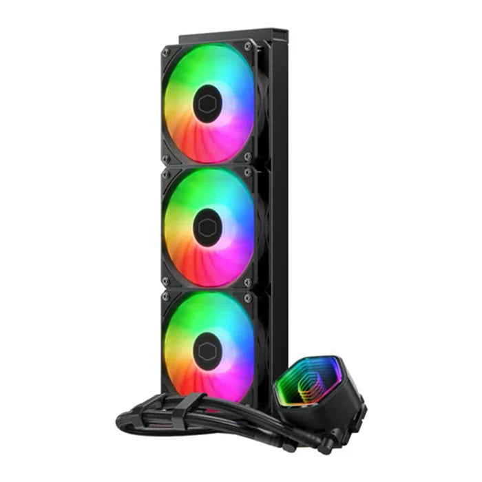Cooler Master MasterLiquid 360 Core II – 360mm Liquid Cooler, 120mm PWM Fans