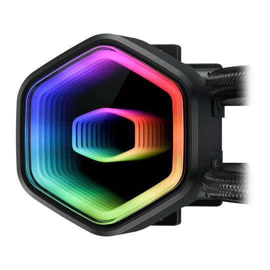 Cooler Master MasterLiquid 360 Core II – 360mm Liquid Cooler, 120mm PWM Fans