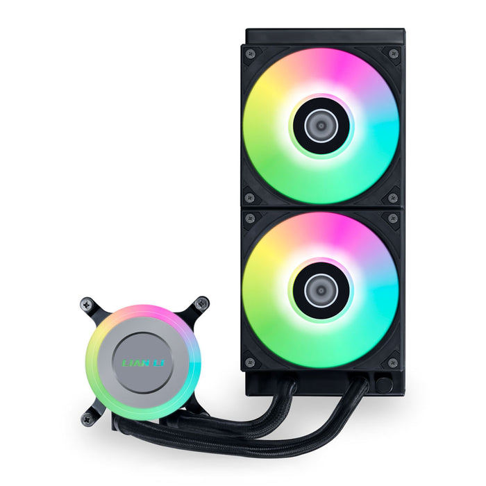 Lian Li GA II Lite 240 RGB AIO CPU Cooler Black – 240mm ARGB Liquid Cooling