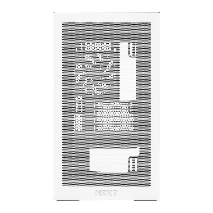 NZXT H3 Flow Gaming PC Case White Micro-ATX, 120mm Fan, AirFlow