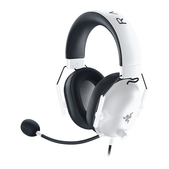 Razer BlackShark V2 X Gaming Headset, White, Over Ear Headphones for PS5, Switch, Xbox, PC