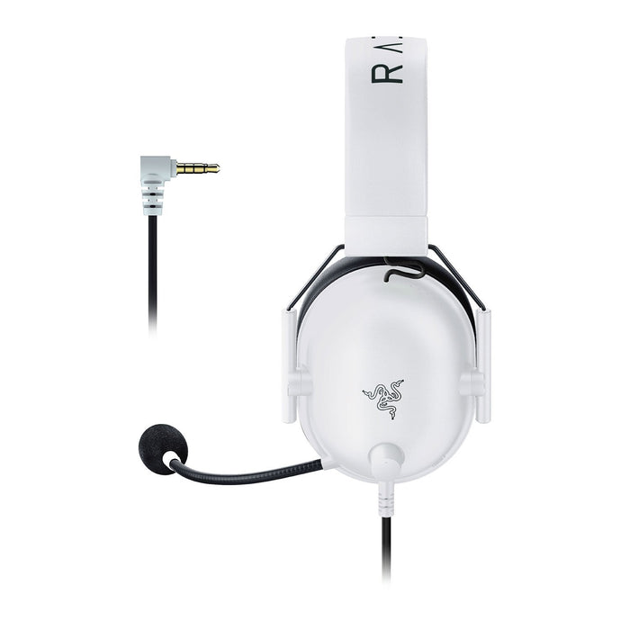 Razer BlackShark V2 X Gaming Headset, White, Over Ear Headphones for PS5, Switch, Xbox, PC