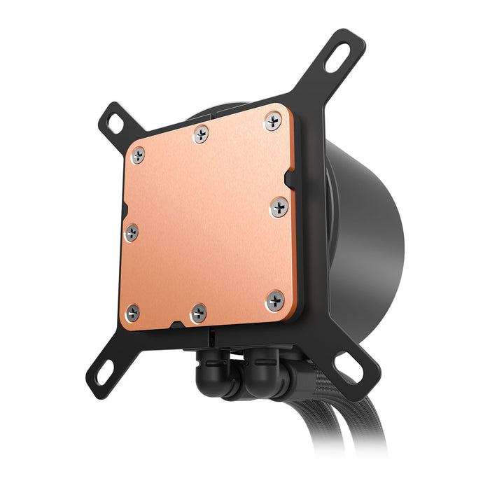 NZXT 240mm Kraken Plus ARGB Intel/AMD CPU Liquid Cooler with 1.54" LCD Black