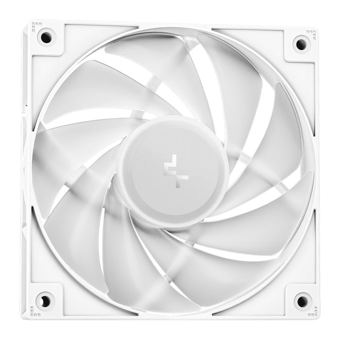 DeepCool LE240 V2 White 240mm Liquid CPU Cooler AIO, Intel/AMD, 120mm ARGB PWM Fans