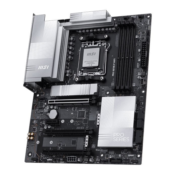 MSI Pro X870E-P WiFi Gaming Motherboard ATX, DDR5, PCIe 5.0, AMD AM5