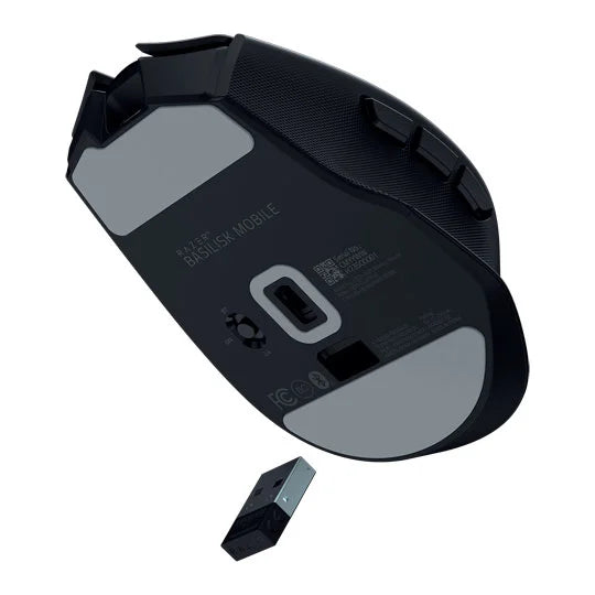 Razer Basilisk Mobile - Small Portable Ergonomic Wireless Gaming Mouse, Bluetooth