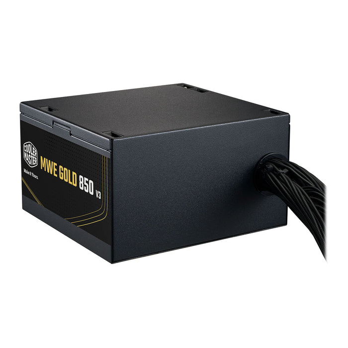 Cooler Master 850W MWE Gold V3 ATX 3.1 PSU, Fully Wired, HDB Bearing Fan, 80+ Gold Power Supply