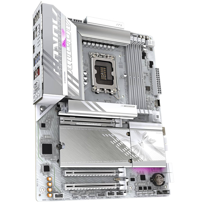 AORUS B860 AORUS ELITE WIFI 7 ICE – LGA1851 ATX Motherboard, DDR5, PCIe 5.0, Wi‑Fi 7