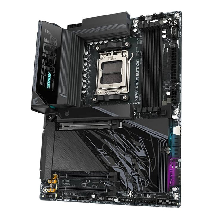Gigabyte X870E AORUS ELITE X3D – AM5 ATX Motherboard, DDR5, PCIe 5.0, USB4, Wi‑Fi 7