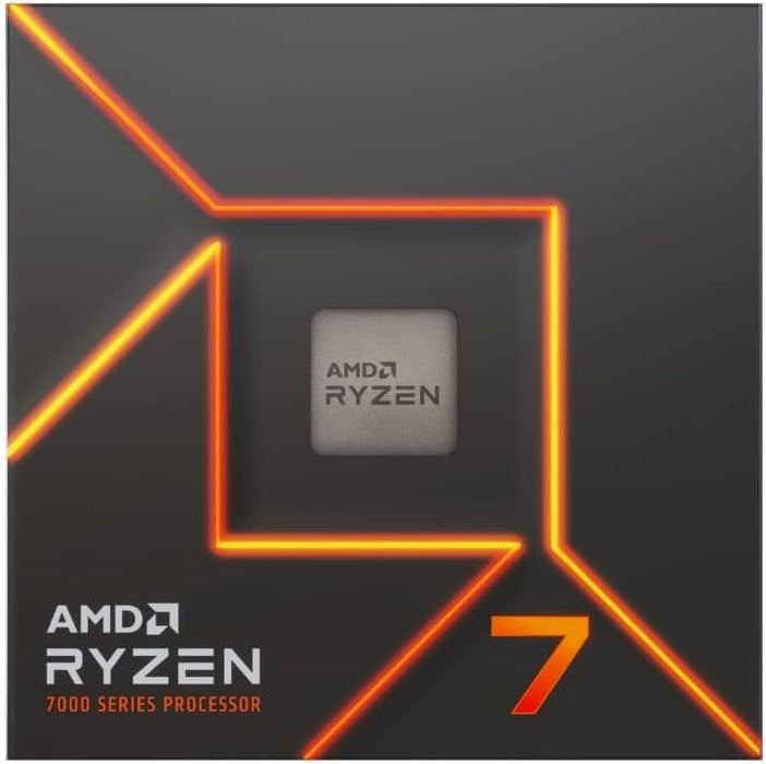 AMD Ryzen 7 7700 CPU, AM5, 3.8GHz (5.3 Turbo), 8-Core, 40MB Cache, 7th Gen, Radeon Graphics