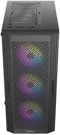 Antec AX20 Gaming PC Case w/ Glass Window, ATX, 3 Front ARGB Fans, Mesh Airflow, Mid Tower