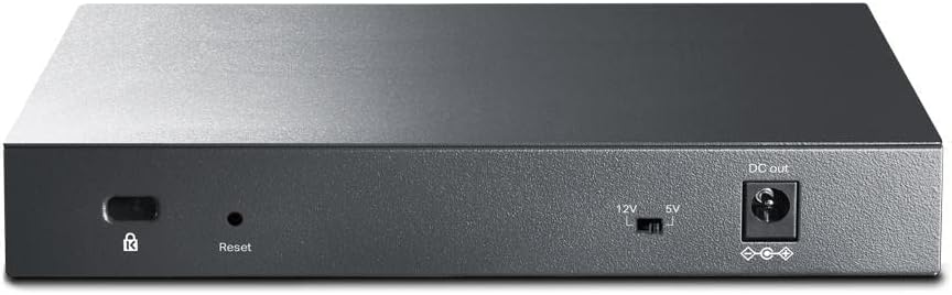 TP-Link RP108GE 8-Port Gigabit Managed Reverse PoE Switch, 7 PoE Input & 1 PoE Output, DC Output, Metal Casing