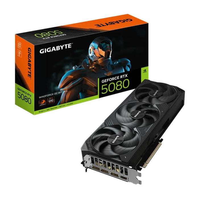 Gigabyte RTX 5080 Windforce OC SFF 16GB GDDR7 – PCIe 5.0 GPU