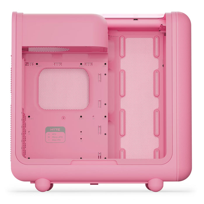 HYTE X50 Strawberry Milk Mid‑Tower Case – High Airflow / E‑ATX