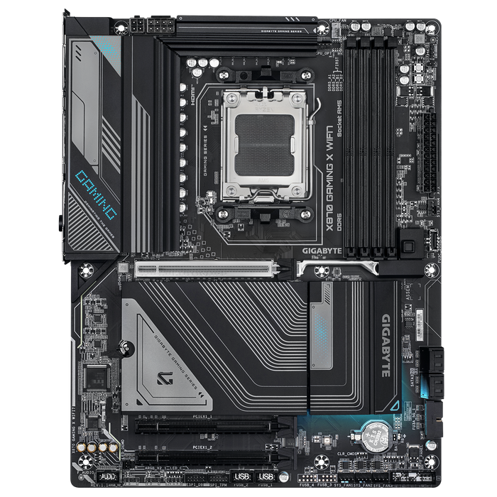 Gigabyte X870 GAMING X WIFI7 ATX AM5 Motherboard | PCIe 5.0, Wi‑Fi 7
