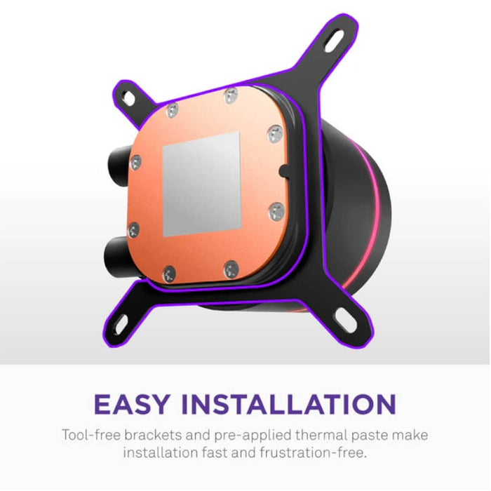 NZXT Kraken 360 RGB Black Liquid CPU Cooler – High‑Performance 360mm AIO
