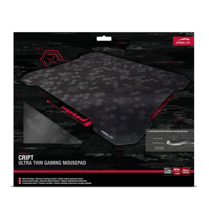 SPEEDLINK CRIPT Ultra‑Thin Gaming Mousepad Black.