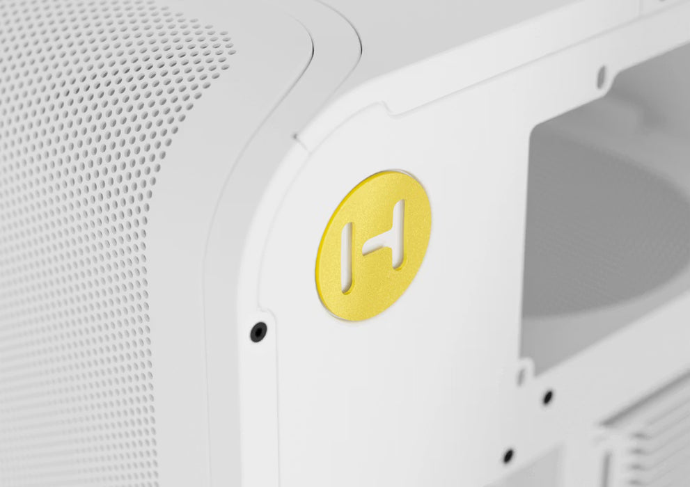 HYTE X50 Air Snow White Mid‑Tower Case – E‑ATX / High Airflow