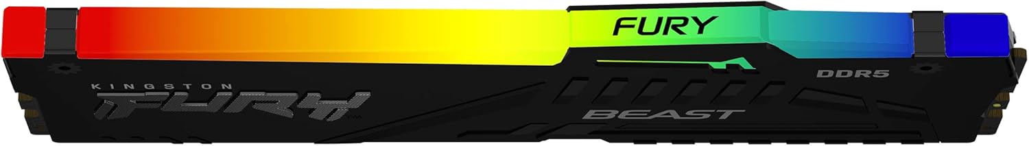 Kingston Fury Beast RGB 128GB RAM (4 x 32GB), DDR5, 5600MHz, Intel XMP 3.0, Memory Kit